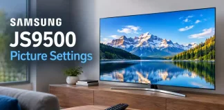 Configuración de imagen del Samsung JS9500