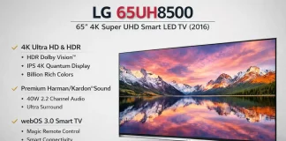 Reseña del modelo de TV LG 65UH8500
