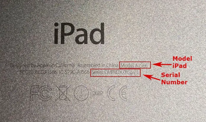 how do i check my ipad serial number