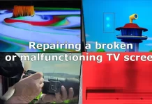 ¿Se puede reparar la pantalla rota de un televisor? Reparación o sustitución