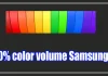 El significado del «100% de volumen de color» en los televisores Samsung QLED