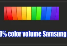 El significado del «100% de volumen de color» en los televisores Samsung QLED