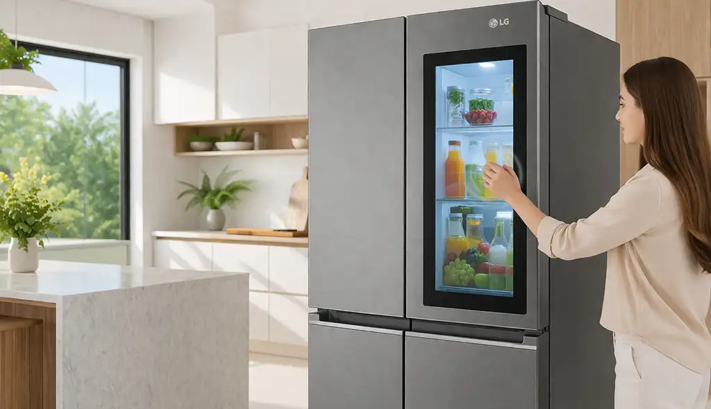 LG InstaView and door-in-door refrigerator