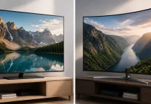 Televisores planos y curvos, diferencias entre ellos