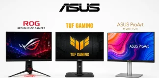 Monitores ASUS, series y sus diferencias