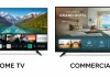 Televisores comerciales y televisores domésticos, ¿cuál es la diferencia?