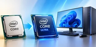Generaciones de procesadores de escritorio Intel desde Core de 1.ª generación hasta Core Ultra