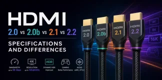 HDMI 2.0 vs 2.0b vs 2.1 vs 2.2: especificaciones y diferencias