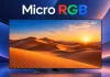 Televisores con tecnología Micro RGB de Samsung, LG, Hisense, TCL y Sony en 2026